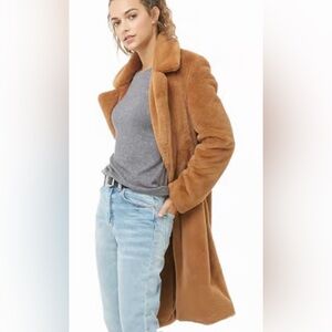 Forever 21 Cozy Faux Fur Coat
